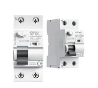 Disjoncteur de courant de fuite à la terre sur rail Din GYL9 TYPE B RCD RCCB DC 2 pôles 40A 63A 30mA 100mA 300mA 6KA courant (6mA)(40A,4P 100mA(0.1A))