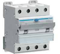 Disjoncteur de courant différentiel 4P C 25A 0,03A Type A 6kA RCBO ADM475C hager polo 3250611020325