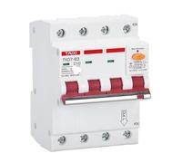 Disjoncteur de fuite monophasé MCB RCBO 16A 2P 3P 4P 30MA 300MA RCCB AC380V, Protection électrique du moteur(4P 30MA,16A)