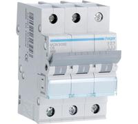 Disjoncteur de protection de circuit, 6kA, caractéristique C, 3 pôles, 6A