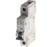 Disjoncteur de protection de circuit Siemens 240V 14kA, unipolaire, C, 2A, T=70mm selon UL 489, même. 5SJ41027HG40