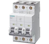 Disjoncteur de protection de circuit Siemens 400V 10kA, 3 pôles, D, 25A, T=70mm 5SY43258