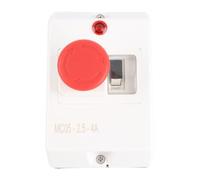 Disjoncteur de protection de moteur avec bouton d'arrêt d'urgence, lampe 25 4A 230 240V 400 415V 500V 690V pour diverses Applications de charge de moteur