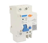 Disjoncteur de Protection DZ47LE 32 1P N 230V, Protection contre les fuites à la terre, disjoncteur de sécurité 10A 16A 20A 25A-125A contre les surcharges(50A)