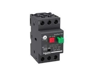 Disjoncteur de protection moteur 3 pôles 0,18 kW 0,4-0,63 A Schneider GZ1E04 interrupteur