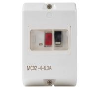 Disjoncteur de protection moteur MC02, 4-6,3 A, 380 V, IP55, étanche, en ABS