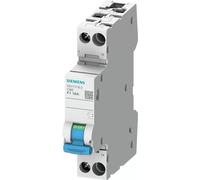 Disjoncteur de protection Siemens unipolaire avec contact auxiliaire à fermeture, caractéristique F1, 10 A, 5SY17102