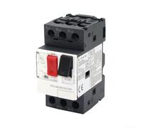 Disjoncteur de puissance du moteur réglable 2,5-4 A 3 broches DIN Rail (9 | Plage de réglage 0,63-1 A, compatible AC 690 V, surcharge et court-circuit, montage sur rail DIN, matériau ABS robuste