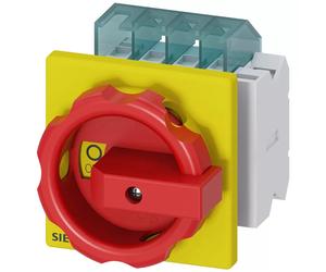 Disjoncteur de surcharge Siemens 3LD, bouton d'arrêt d'urgence, indice de protection IP65