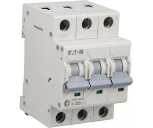 Disjoncteur de surintensité 3P C 63A 6kA AC 194897 Eaton