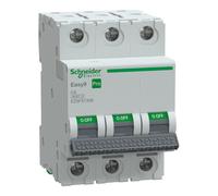 Disjoncteur de surintensité EZ9F C 6A 3P 3M 6KA EASY EZ9F57306
