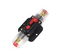 Disjoncteur de voiture 12V 24V, 40A 50A 60A 80A 100A 125A 150A, fusible à récupération automatique approprié avec interrupteur de porte-fusible de protection électrique(50a)