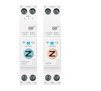 Disjoncteur DGB-63Z 1P+N Télécommande Relais Temporisé Interrupteur Voltmètre Ampèremètre Compteur de Puissance 10A-63A