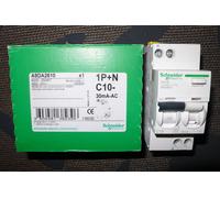 Schneider Electric - Acti9 iDD40T - disjoncteur différentiel départ - 1PN C 10A 6kA 30mA type AC - A9DA2610