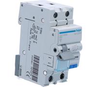 Disjoncteur différentiel 1P+N 6kA B 10A/30mA type AC Hager ADC910D