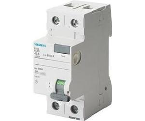 Disjoncteur différentiel, 2 pôles, type AC, In : 40 A, 30 mA, Un AC : 230 V 5SV4314-0 SIEMENS