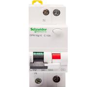 Disjoncteur différentiel 2P 10A C 0,03A type AC DPN Vigi K A9D20610