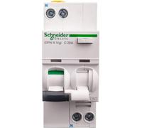 Disjoncteur différentiel 2P 20A C 0,03A type AC iDPN N VIGI A9D31620