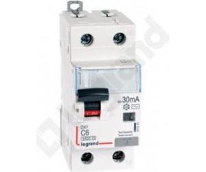 Disjoncteur différentiel 2P 6A C 0,03A Type AC P312 DX3 411010