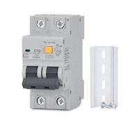 Disjoncteur différentiel 32Amp 30mA 120VAC 1PN RCBO, idéal | Protection contre les surcharges et les courts circuits,montage sur rail DIN(10 Amp)