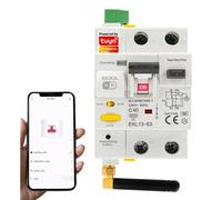 Disjoncteur différentiel 40A, 30mA, 2P, Wi-Fi, automatique