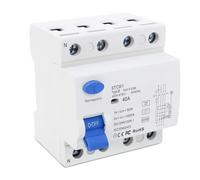 Disjoncteur Différentiel 40A 30mA, Interrupteur Différentiel Type B | 3P+N Protecteur de Fuite Électrique, Protection contre les Surcharges