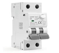 Disjoncteur Différentiel 40A 30mA type F Interrupteur Différentiel RCBO C40 | 1P+N AC230V Disjoncteurs miniatures Protection Courants de fuite,Surcharges,Courts-circuits Courbe de déclenchement type C
