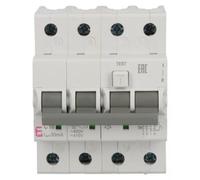 Disjoncteur différentiel 4P 10A C 0,03A, type AC, modèle KZS-4M, numéro de référence 002174022