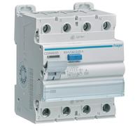 Hager Disjoncteur différentiel CDA663D 4 pôles 63 A 30 mA Type A 10 kA