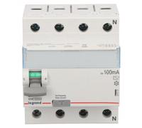 Disjoncteur différentiel 4P 25A 0,1A, type AC, modèle P304 TX3, référence 411717