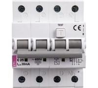 Disjoncteur différentiel 4P 25A C 0,03A Type AC KZS-4M 002174026