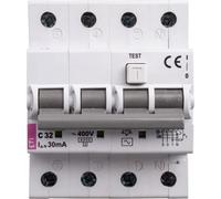 Disjoncteur différentiel 4P 32A C 0,03A Type AC KZS-4M 002174027