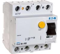Disjoncteur différentiel 4P, 40A, 0,03A, type AC, FRCmM-40/4/003, date de fabrication : 17/04/11