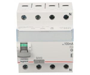 Disjoncteur différentiel 4P 40A 0,1A AC type Legrand TX3 411718