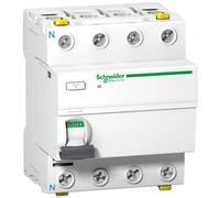 Disjoncteur différentiel 4P 40A 0,1A type A iID A9Z83440 Acti9