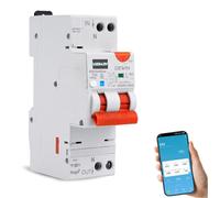 Disjoncteur différentiel automatique 1P+N 40A 30mA | Disjoncteur automatique intelligent avec Wi-Fi