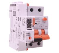 Disjoncteur différentiel combiné (RCBO) de type F, 20A, C20, FI/LS 1P+N, 6kA, 30mA, 3 modules, auto-réarmement