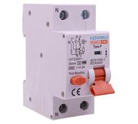 Disjoncteur différentiel combiné, type F, 40A, C40, 6kA, 30mA, 1P+N, 2 modules