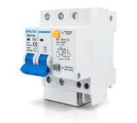 Disjoncteur différentiel de 32 ampères, 230 volts, pour protection des circuits, avec montage sur rail DIN