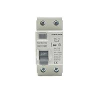 Disjoncteur différentiel de courant résiduel 2P 100/300 mA for borne de recharge de véhicule électrique, type B CC 6 KA, fuite de terre sur rail DIN