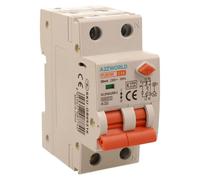 Disjoncteur différentiel de type A, 1P+N, 6kA, 30mA, 16A, 2 modules DIN