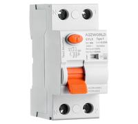 Disjoncteur différentiel de type F, 16 A, 30 mA, 2 modules, pour rail DIN