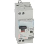 Legrand Disjoncteur différentiel DX3 4500 20A 1P+N Type F 30mA Réf. 410754