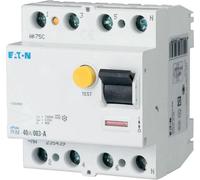 Disjoncteur différentiel Eaton type A 10 kA 40 A/4 pôles/30 mA 4TE Eaton PFIM-40/4/003-A-MW, 1 pièce.