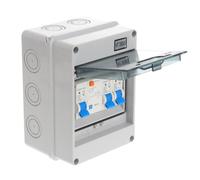 Disjoncteur Différentiel Étanche 30ma Ip54 400v pour Locaux | Boîtier Nylon, Déclenchement Rapide 0,1 S, Intensité 6 à 63 A, Usage pour Ateliers et Espaces Secondaires