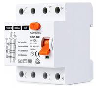 Disjoncteur différentiel FI 40A, 30mA, 4P, type B | Disjoncteur différentiel sensible à tous les courants
