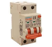 Disjoncteur différentiel FI/LS, type A, 300 mA, 32 A, C32, 2 pôles, 6 kA, double levier