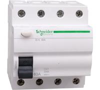 Disjoncteur différentiel IDK-63-4-30-AC 63A 4 pôles 30mA Type AC Schneider A9Z05463