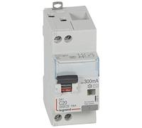 disjoncteur différentiel legrand dx3 20a courbe c 300ma 2 poles type ac - vis / vis