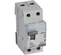 Disjoncteur différentiel P302 2P 63A 30MA Type A TX3 411561